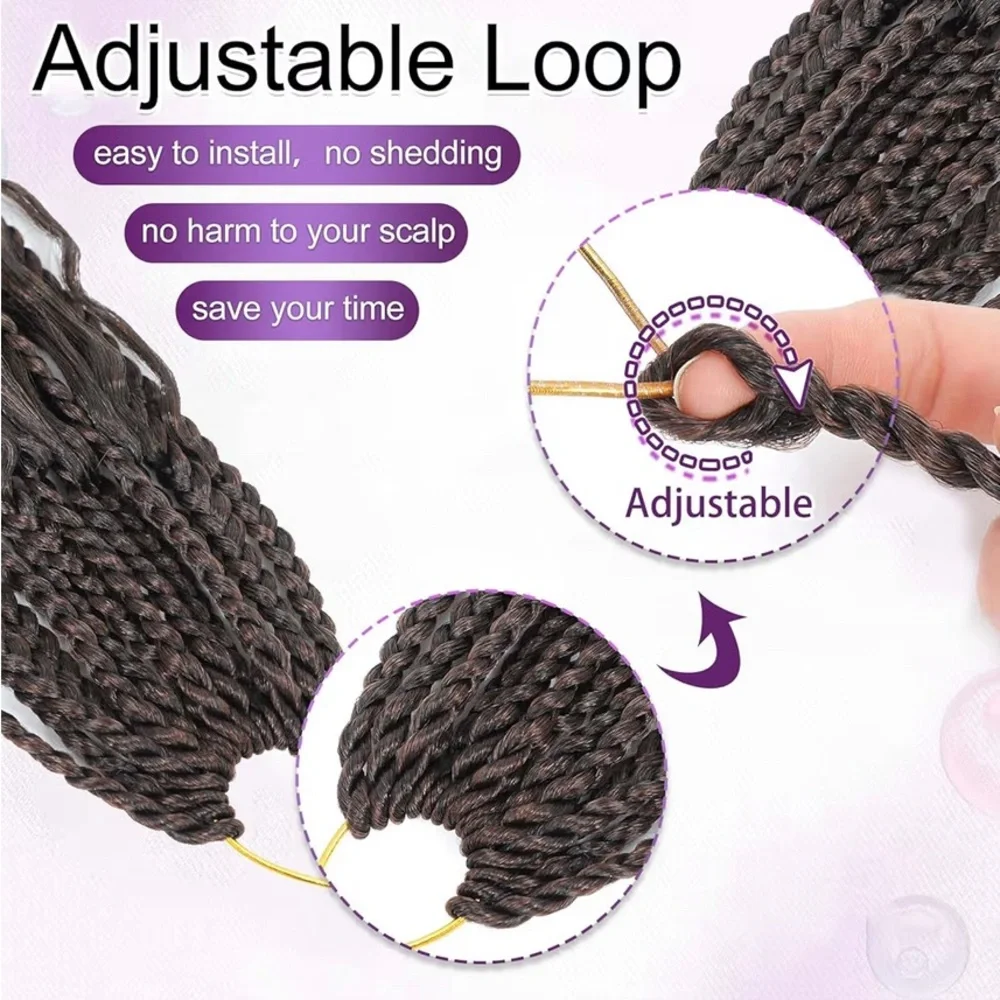 Goddess Dark Brown Braided Hair Extensions - Picture 3 of 5